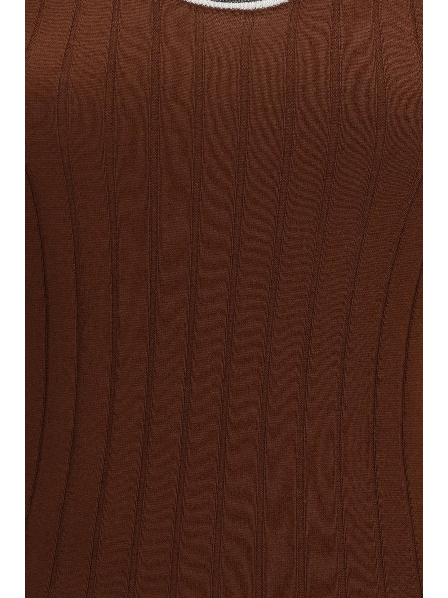 Brunello Cucinelli Women Ribbed Jersey Top BRUNELLO CUCINELLI