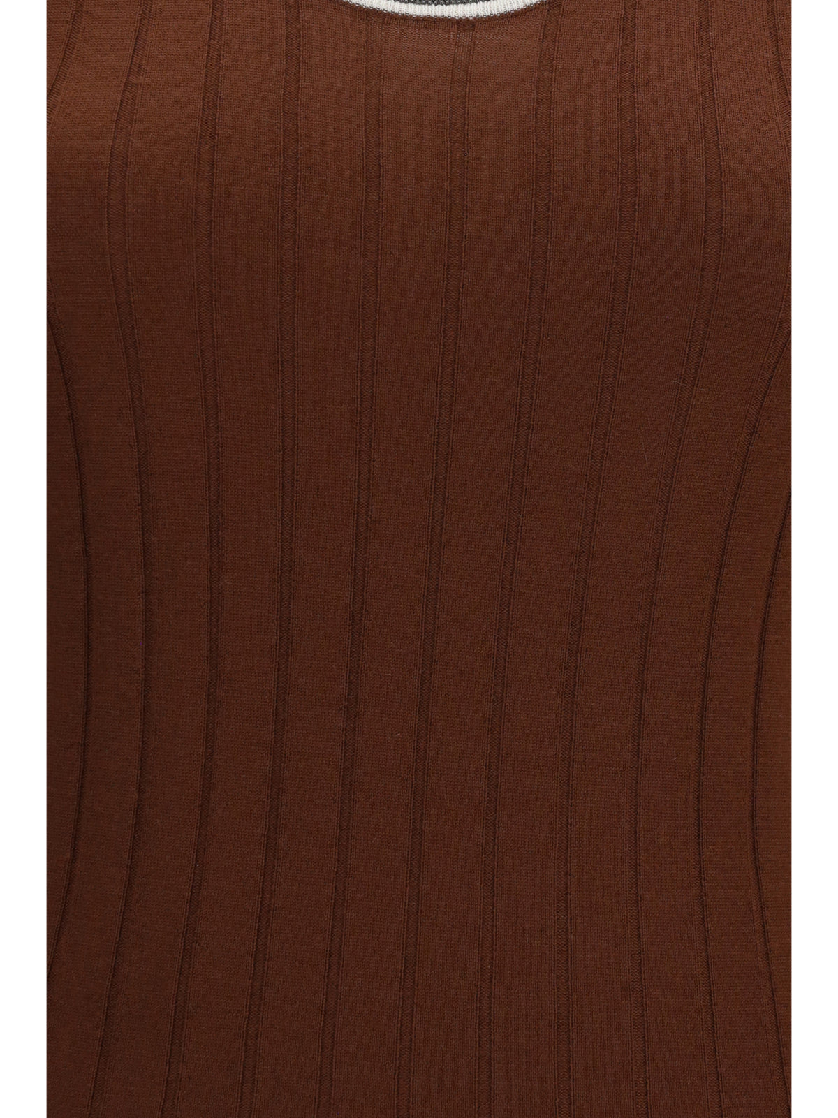 Brunello Cucinelli Women Ribbed Jersey Top BRUNELLO CUCINELLI