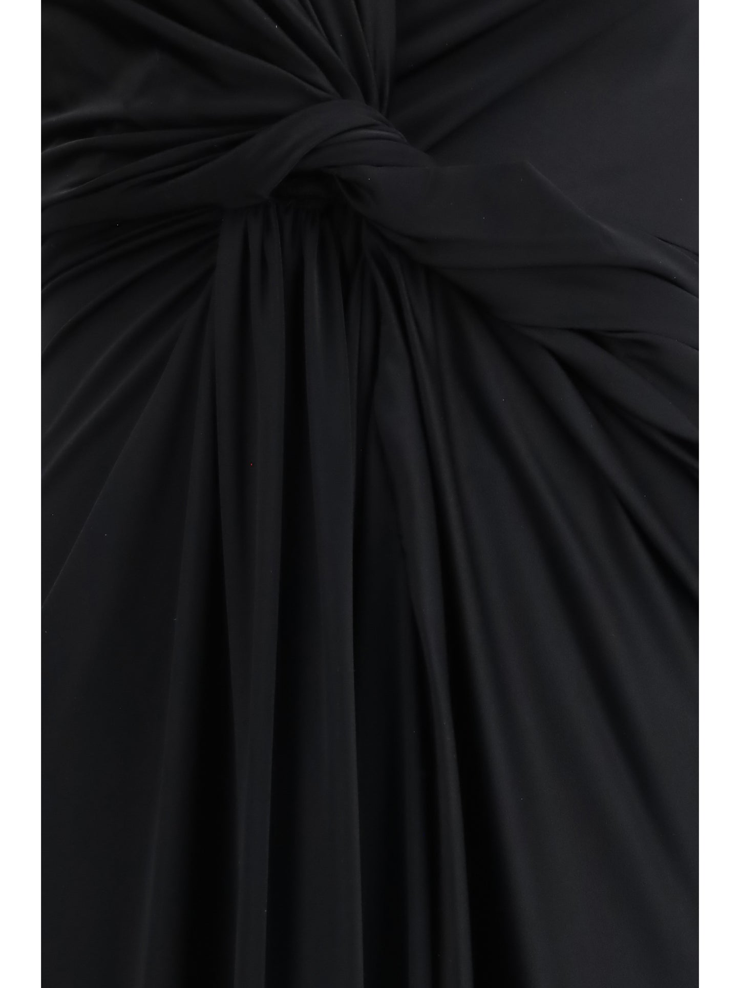 Balenciaga Women Draped Midi Dress BALENCIAGA