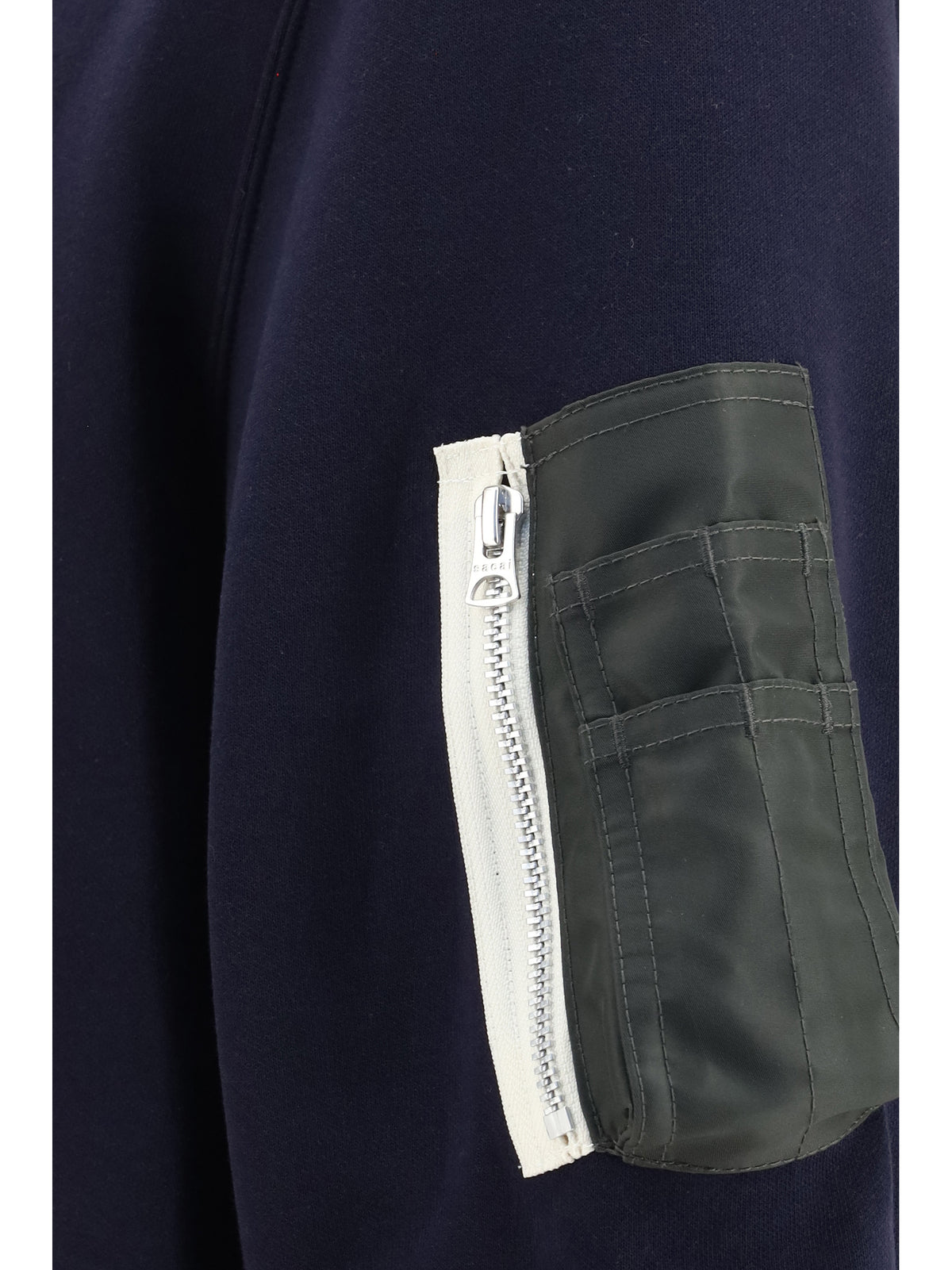 Sacai Men Terry Cloth Zip Polo SACAI