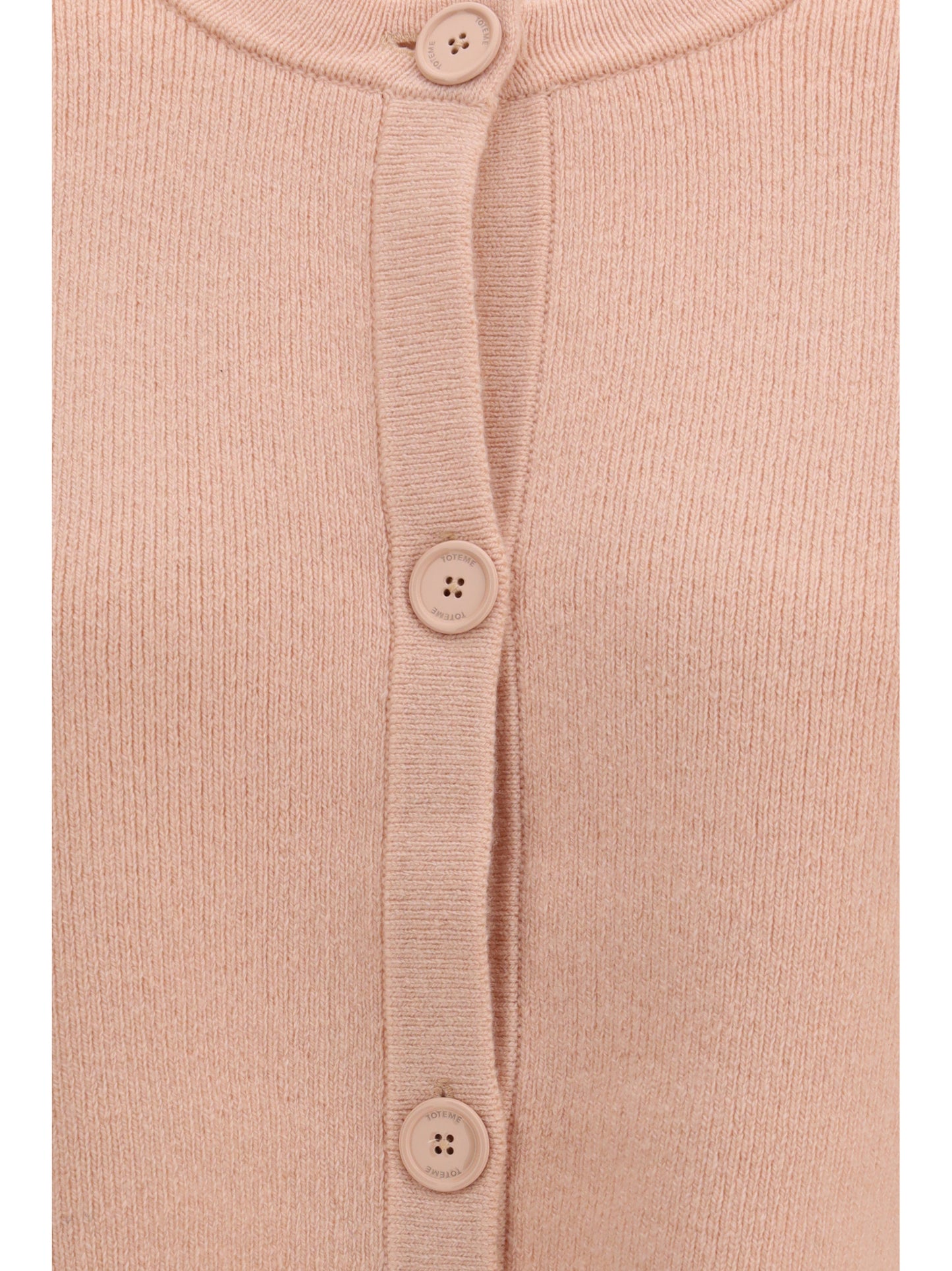 Toteme Women Cropped Crewneck Cardigan With Button Fastening TOTEME