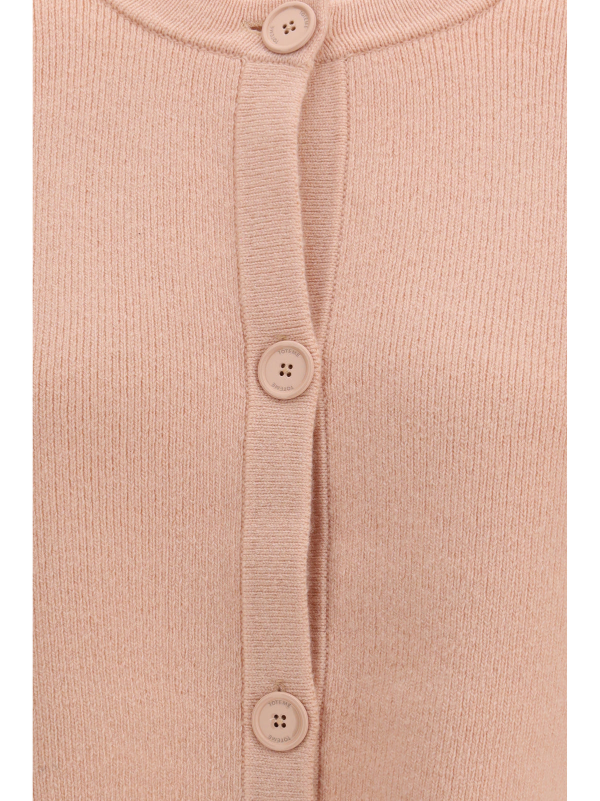 Toteme Women Cropped Crewneck Cardigan With Button Fastening TOTEME