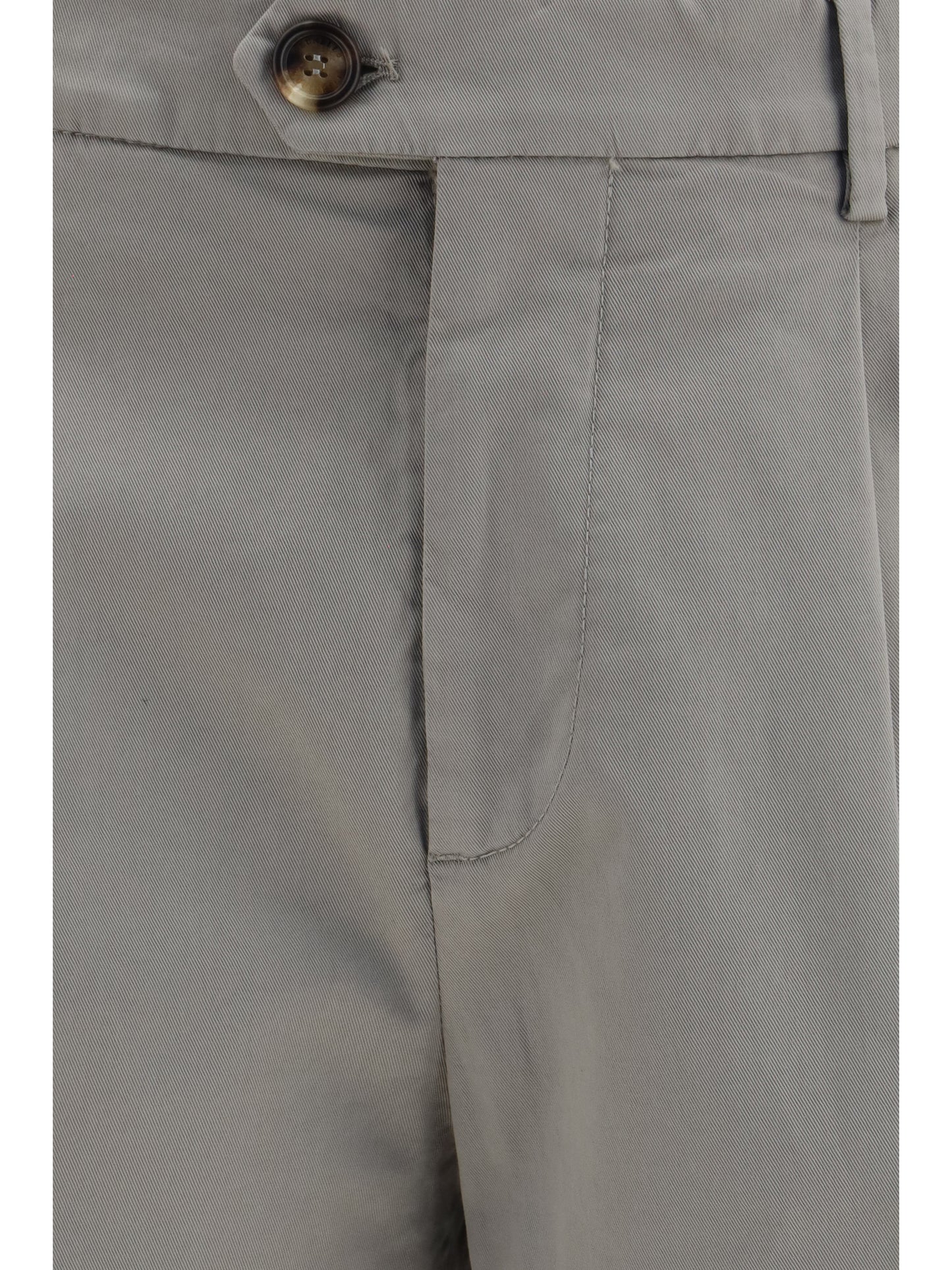 Brunello Cucinelli Men Cotton Blend Chino Pants BRUNELLO CUCINELLI