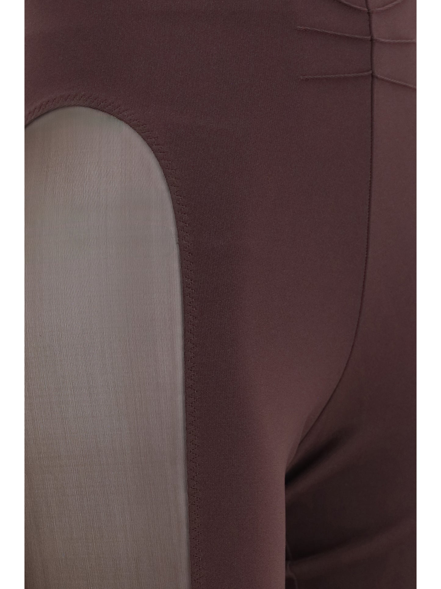 The Attico Women Sheer Detail Leggings THE ATTICO