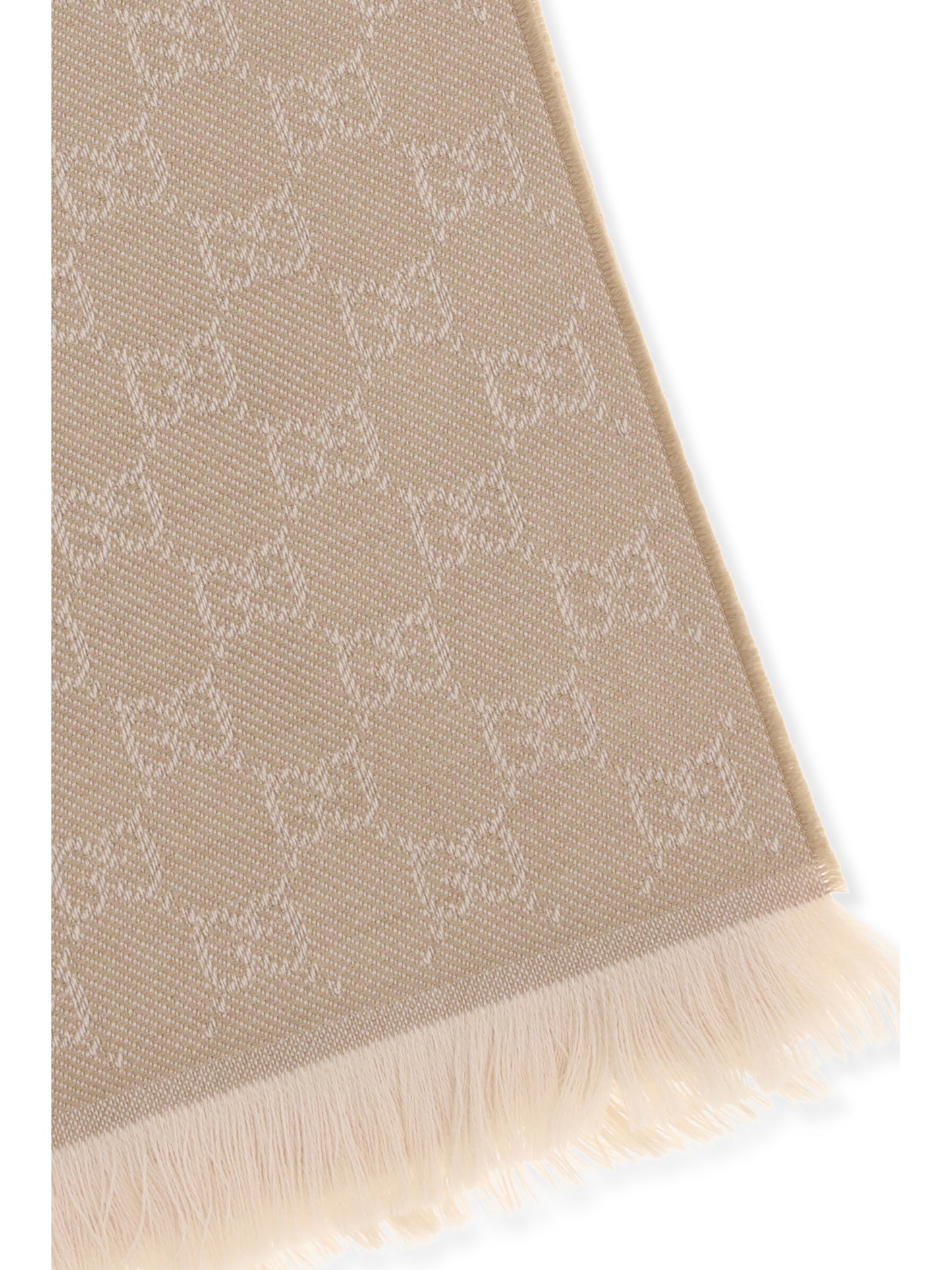 Gucci Women Gg Supreme Embroidered Wool Scarf GUCCI