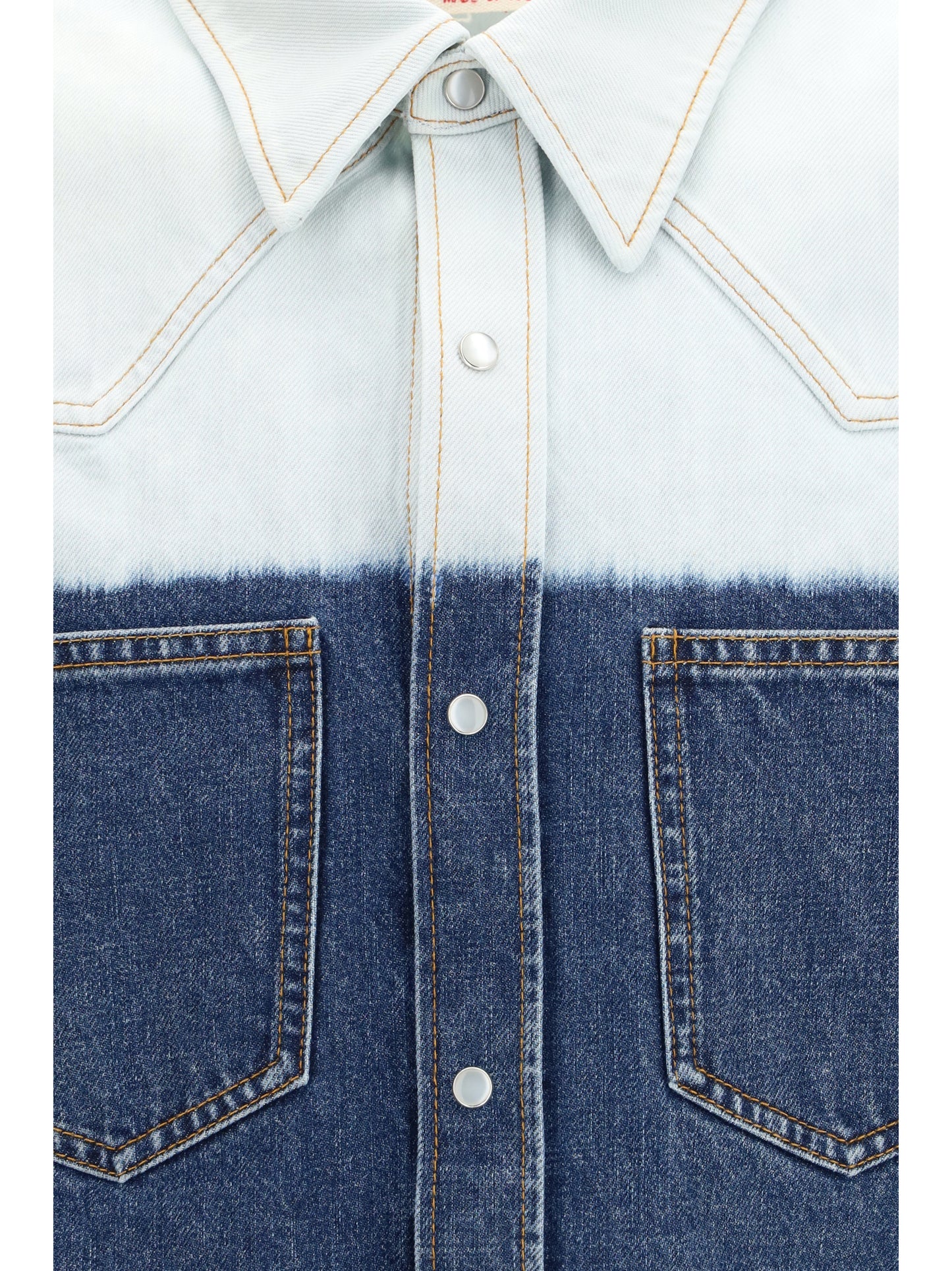 Marni Men Dip-Dye Denim Shirt MARNI