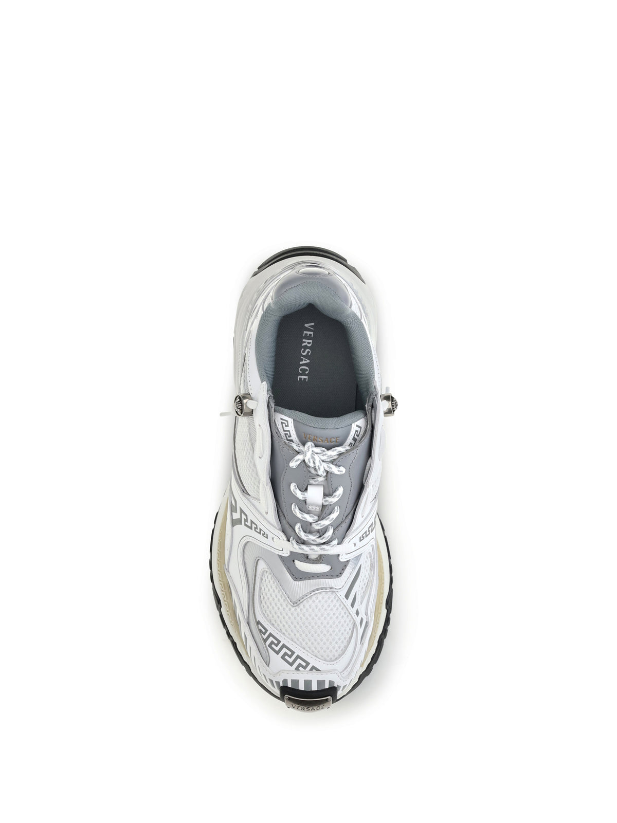 Versace Men Icaro Sneakers In Fabric, Mesh And Leather VERSACE