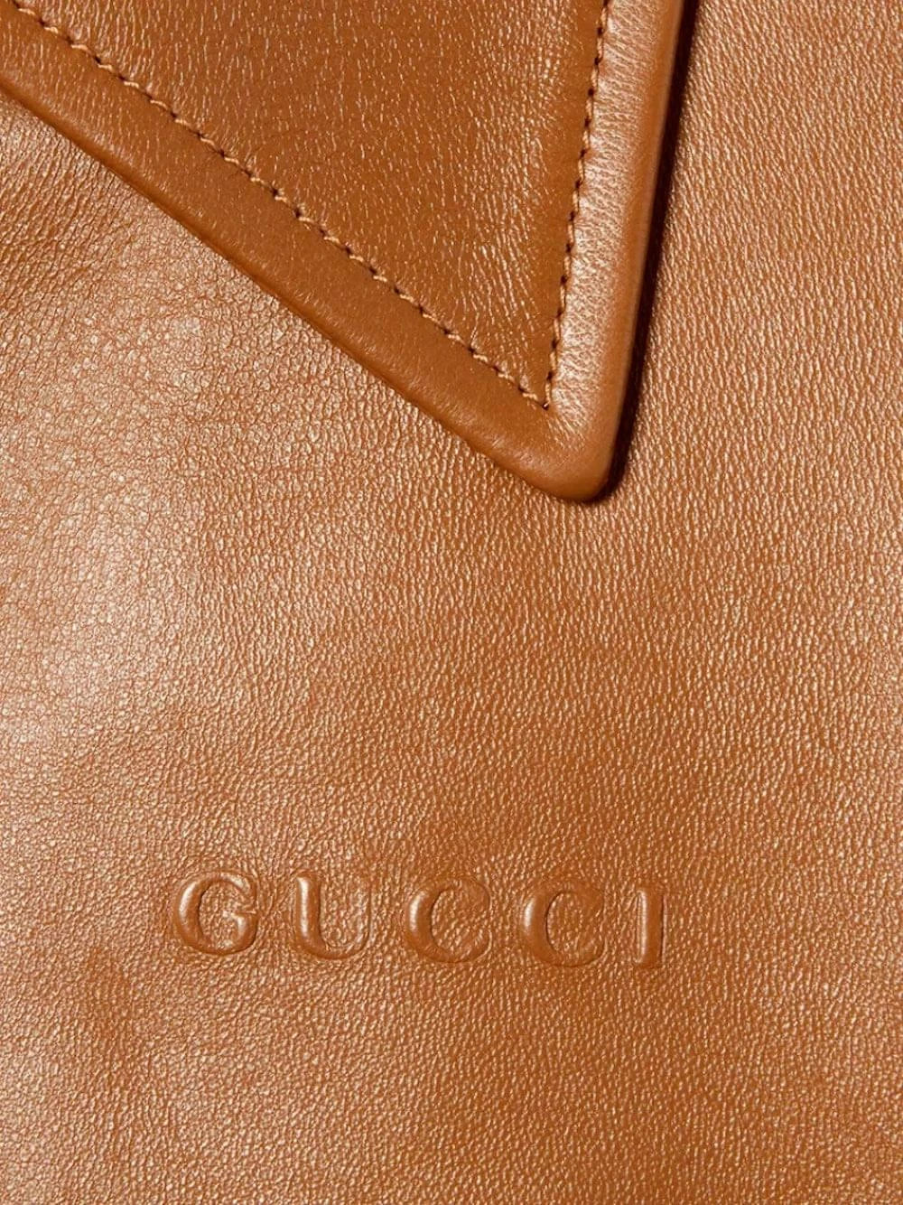 Gucci Women Leather Bomber Jacket GUCCI
