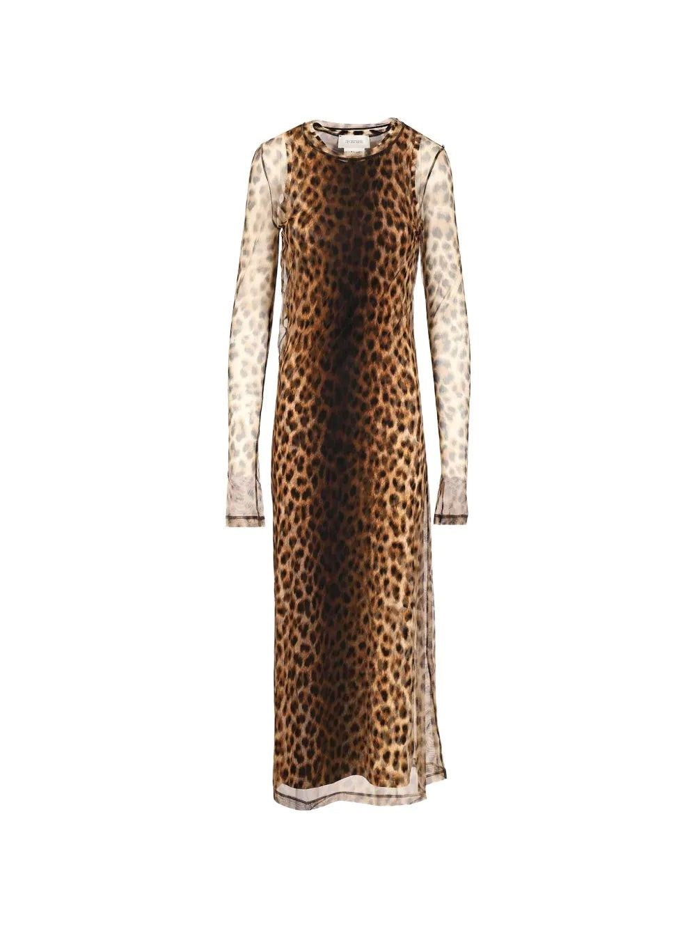 Sportmax Women Animal Print Fitted Dress SPORTMAX