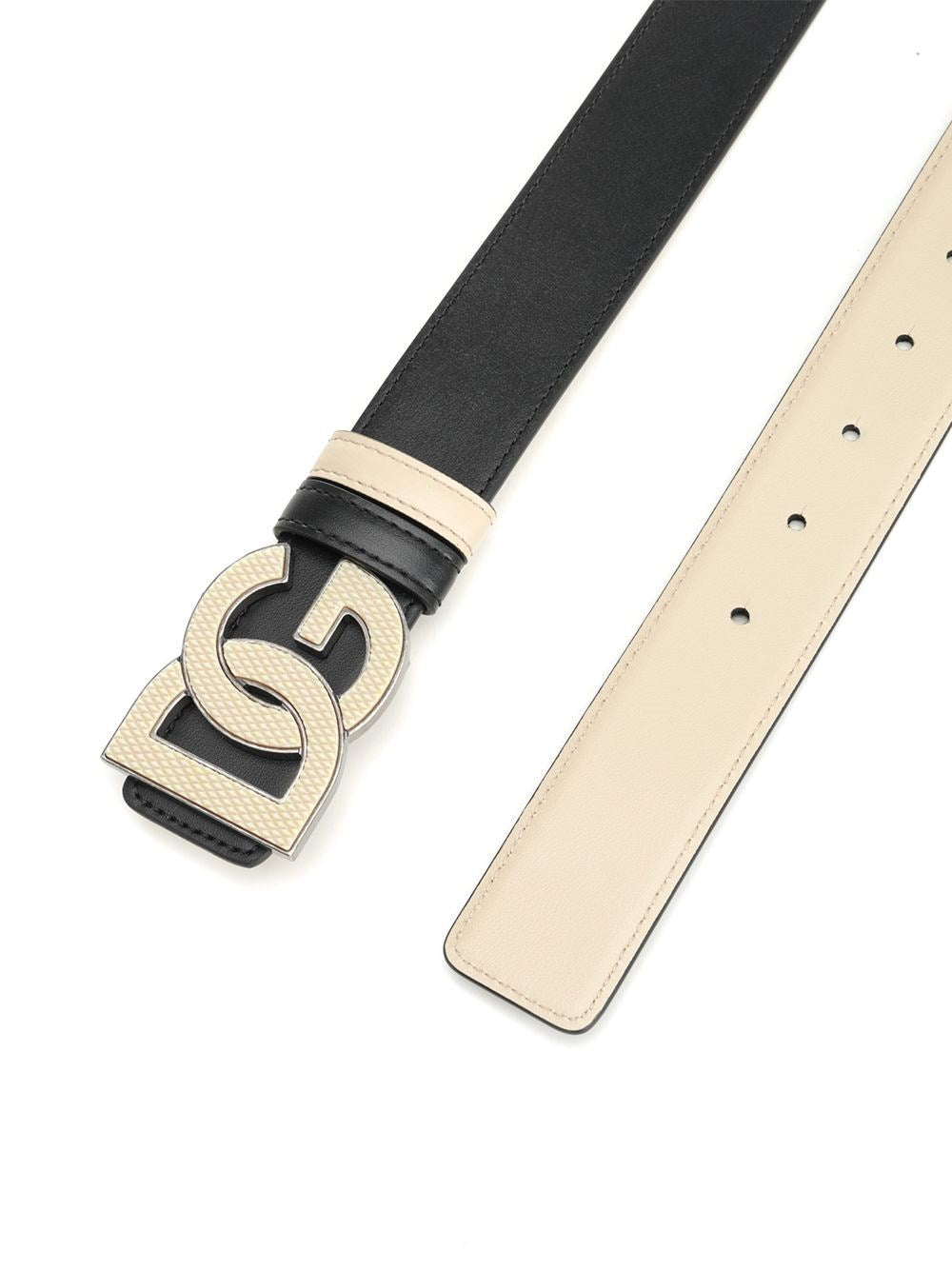 Dolce & Gabbana Men Belt With Dg Logo Buckle DOLCE & GABBANA