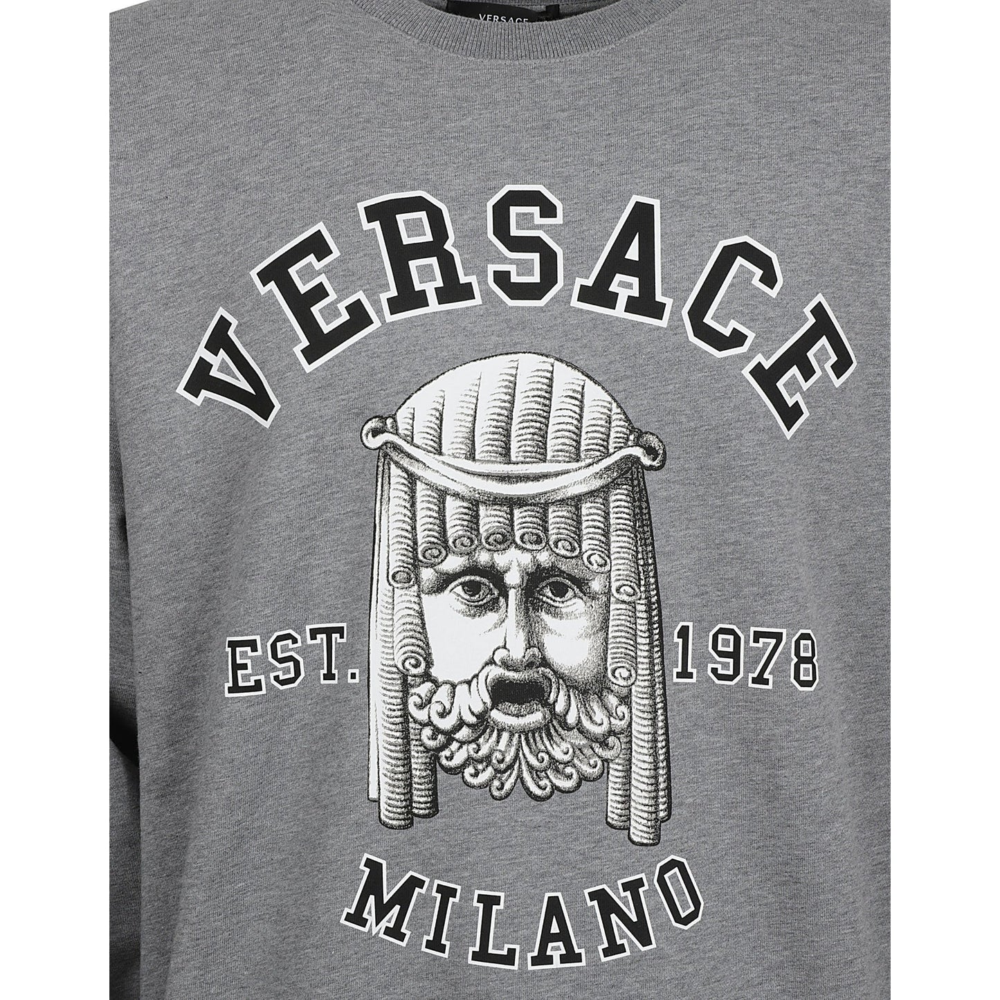Versace Cotton Crewneck Sweatshirt Men VERSACE