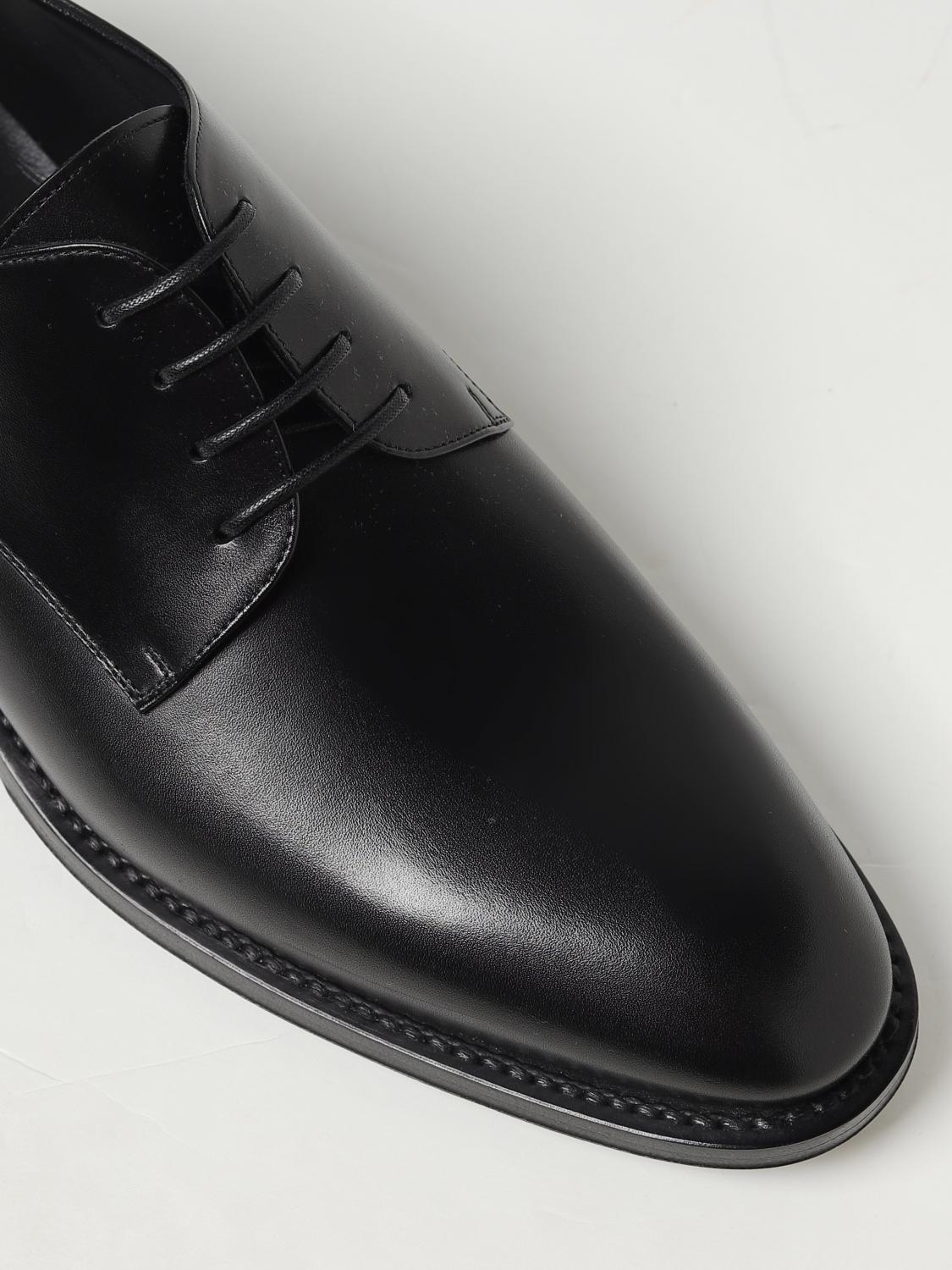 Saint Laurent Brogue Shoes Men Black SAINT LAURENT