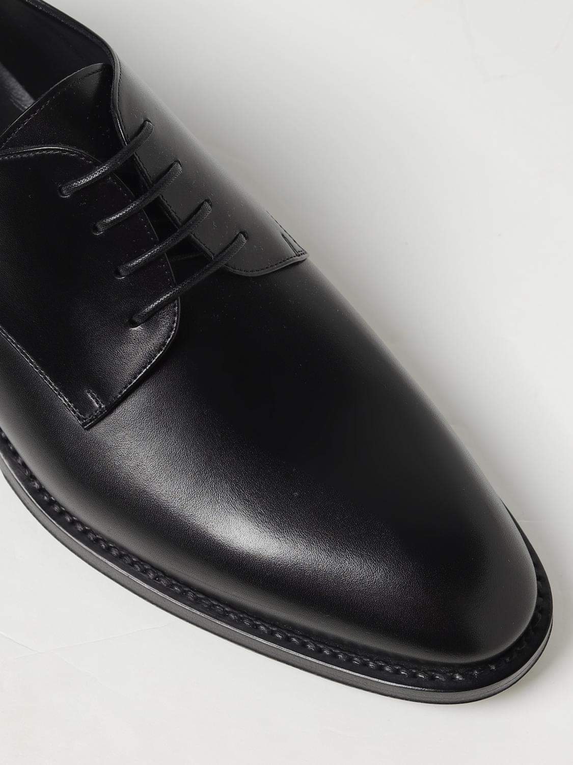 Saint Laurent Brogue Shoes Men Black SAINT LAURENT