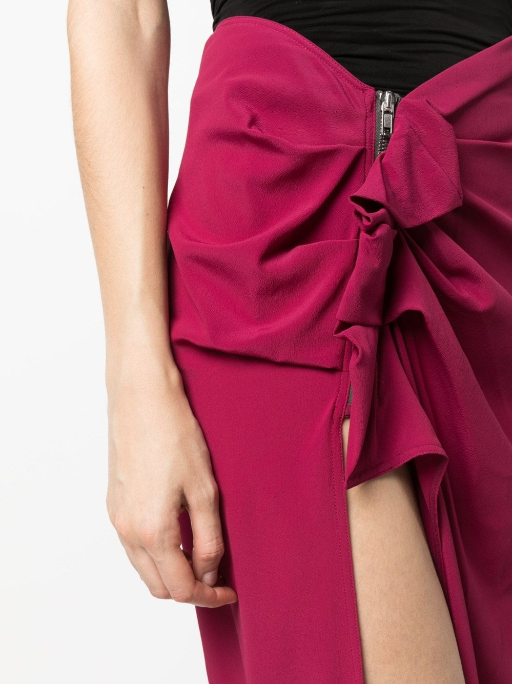 Rick Owens Women Red Silk Jersey RICK OWENS