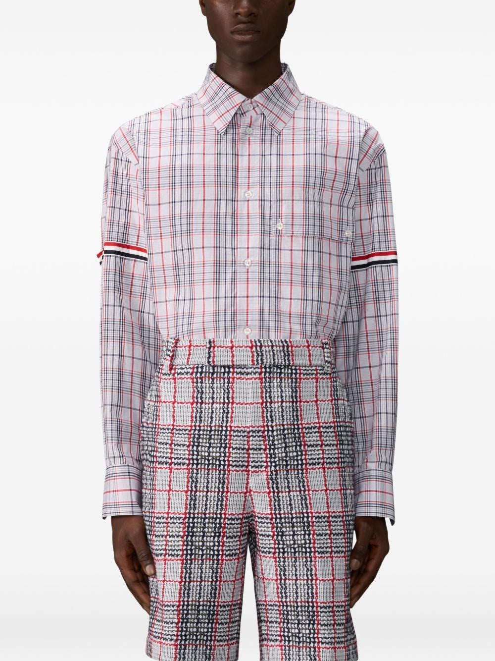 Thom Browne Men Oversized Cotton Poplin Shirt THOM BROWNE