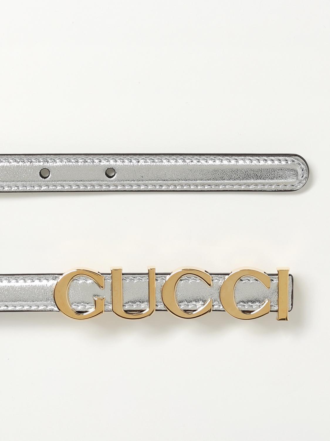 Gucci Belt Woman Silver GUCCI