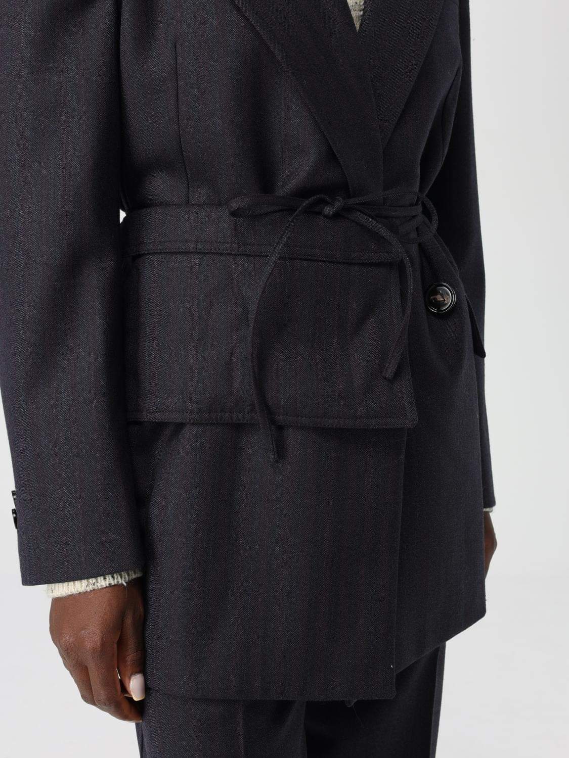 Bottega Veneta Jacket Woman Blue BOTTEGA VENETA