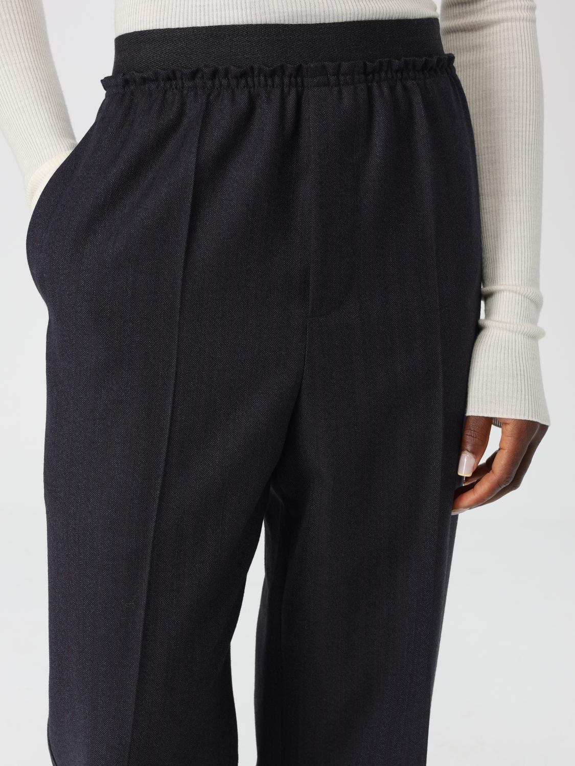 Bottega Veneta Pants Woman Blue BOTTEGA VENETA