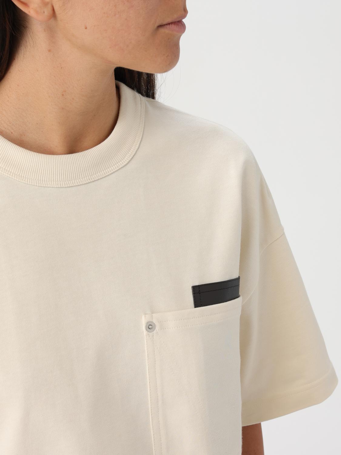 Bottega Veneta T-Shirt Woman Yellow Cream BOTTEGA VENETA