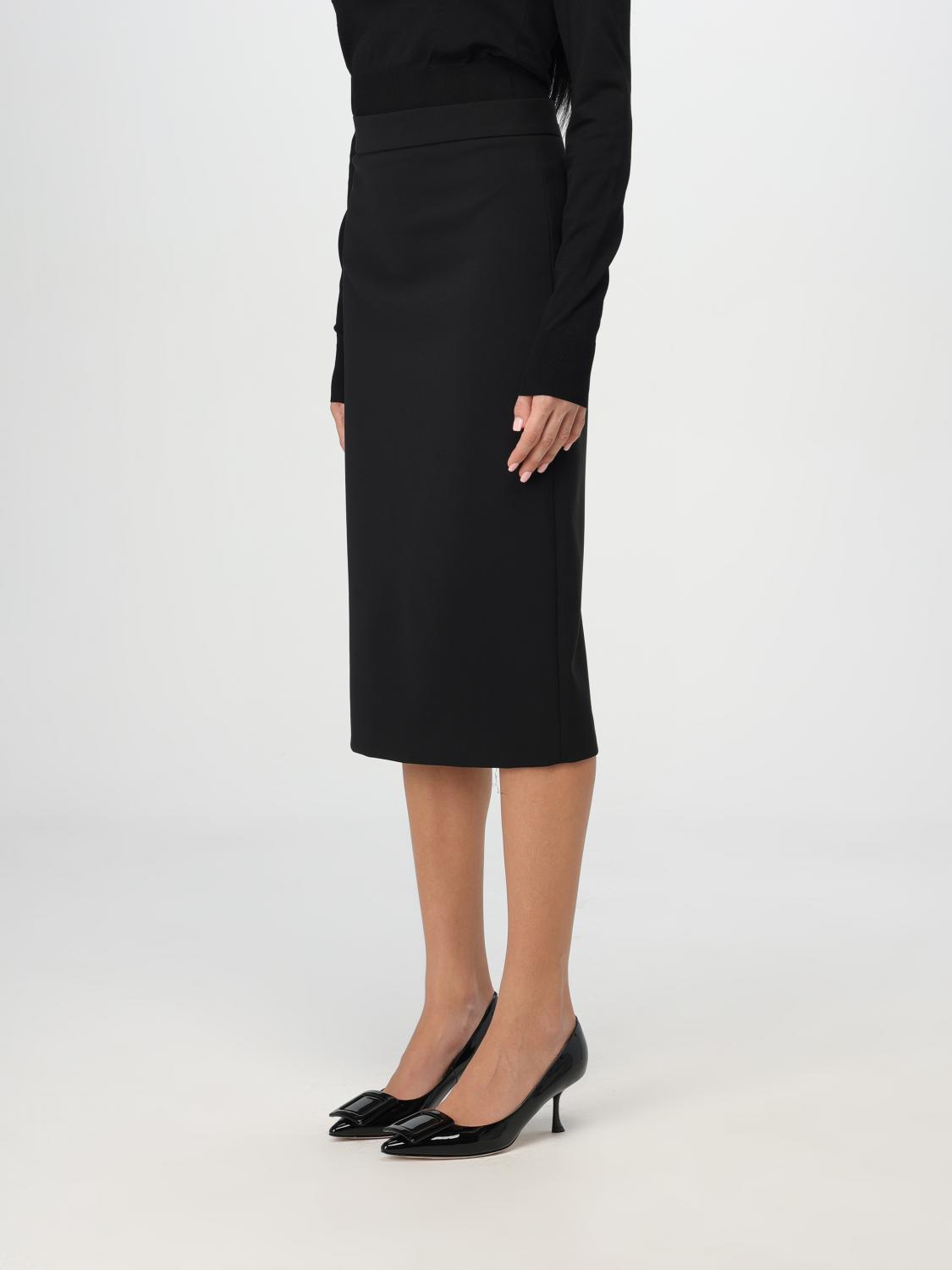 Max Mara Skirt Woman Black MAX MARA