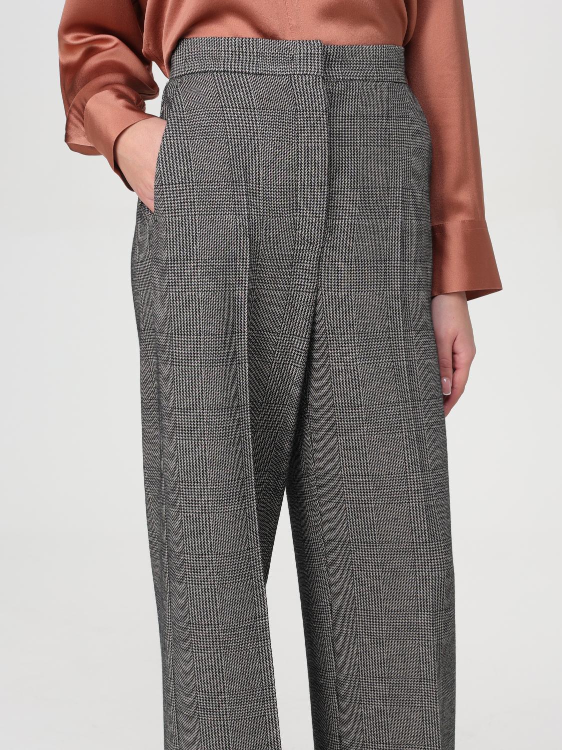 Max Mara Pants Woman Grey MAX MARA