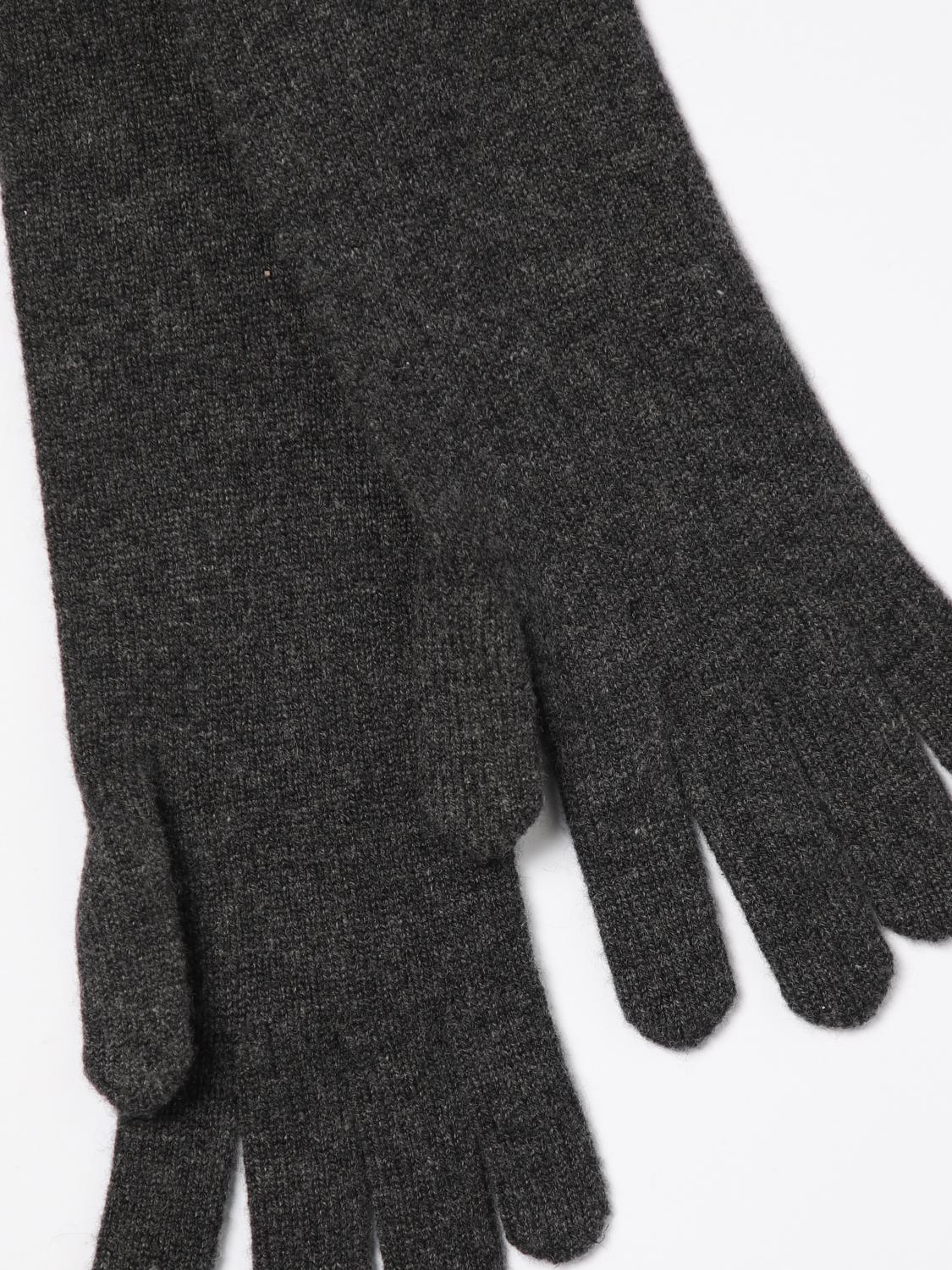 Max Mara Gloves Woman Grey MAX MARA