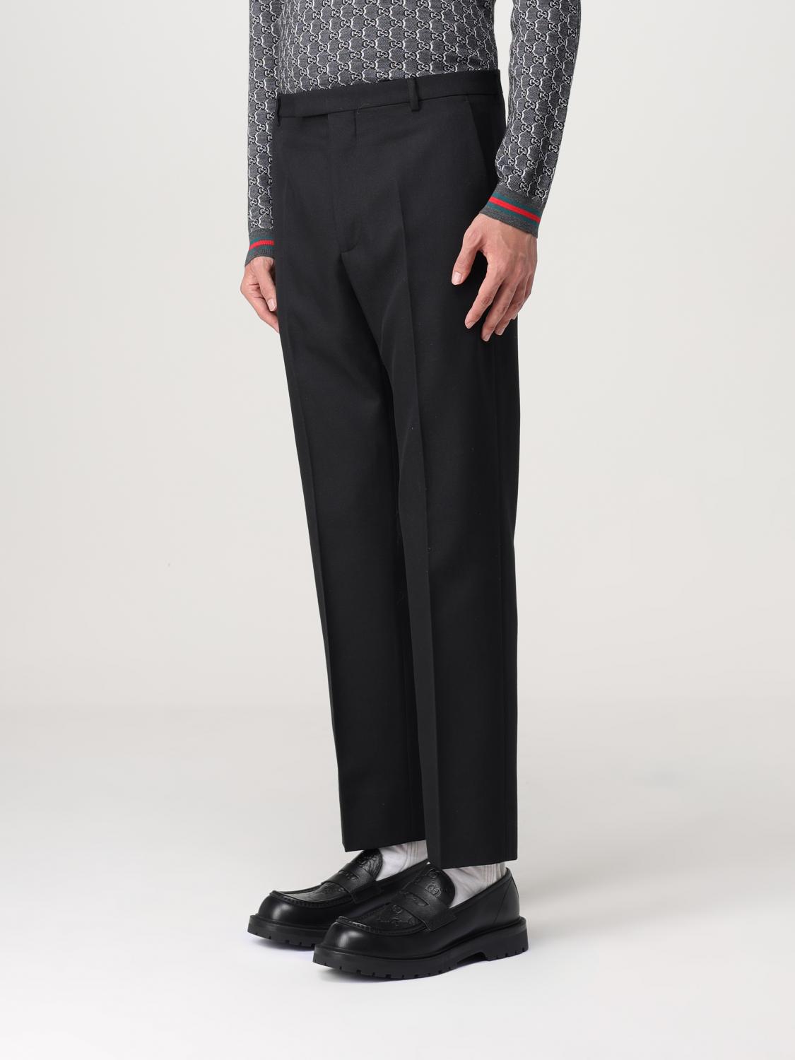 Gucci Pants Men Black GUCCI