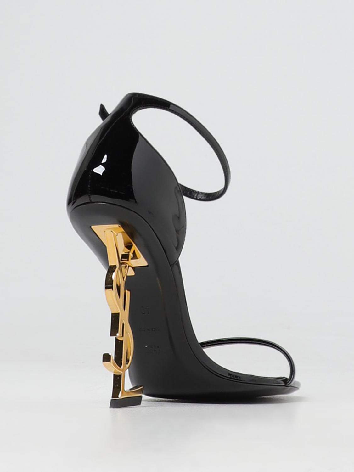 Saint Laurent Heeled Sandal Woman Black SAINT LAURENT