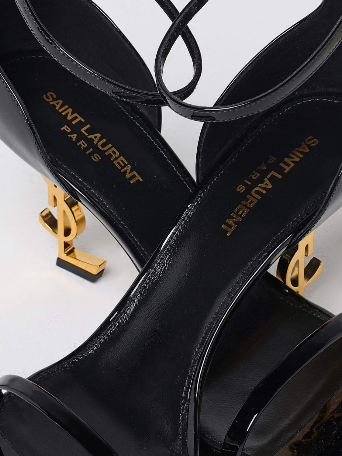 Saint Laurent Heeled Sandal Woman Black SAINT LAURENT