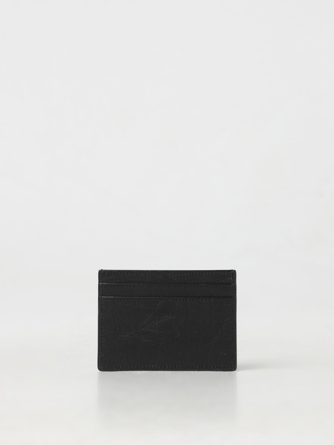 Saint Laurent Wallet Men Black SAINT LAURENT