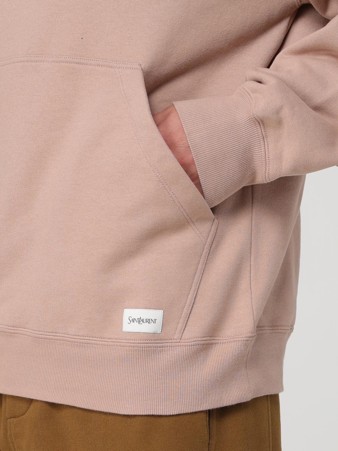 Saint Laurent Sweatshirt Men Pink SAINT LAURENT