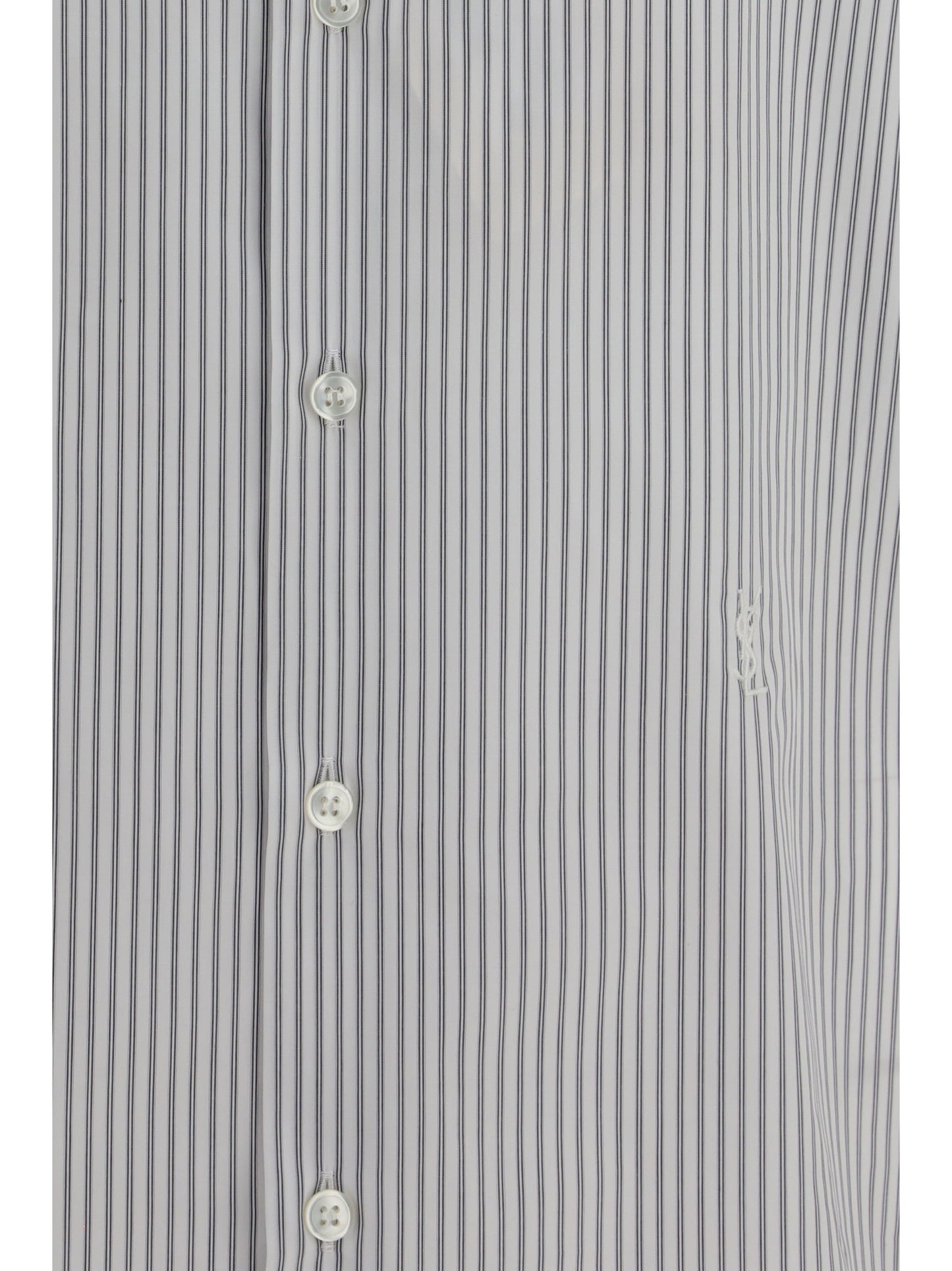 Saint Laurent Men Striped Shirt With Button Fastening SAINT LAURENT