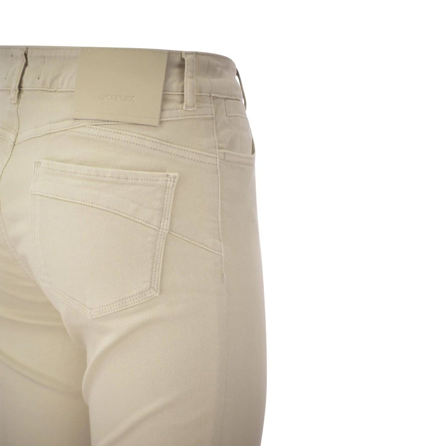 Sportmax Nilly Cotton Denim Jeans Women SPORTMAX