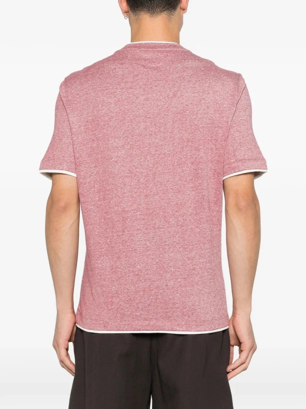 Brunello Cucinelli Men T-Shirt With Faux-Layering BRUNELLO CUCINELLI