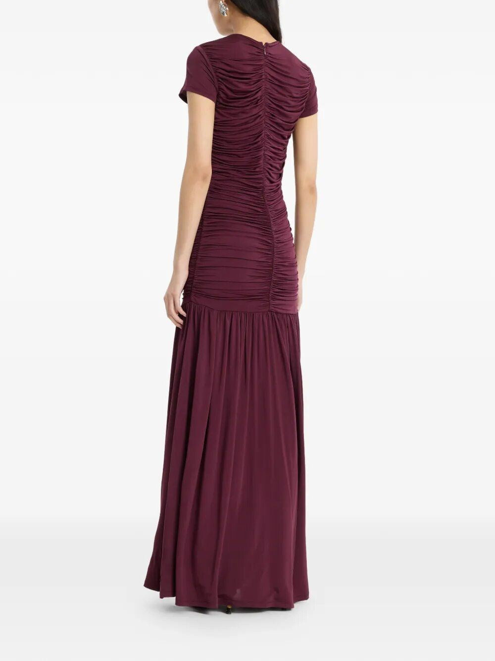 Rotate Women Long Gathered Dress ROTATE
