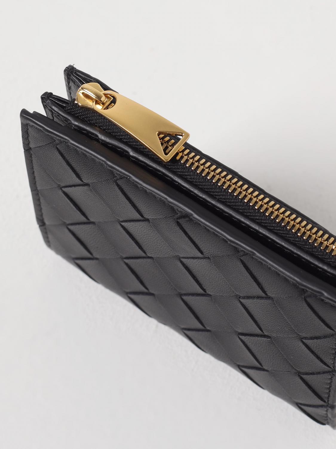 Bottega Veneta Wallet Woman Black BOTTEGA VENETA