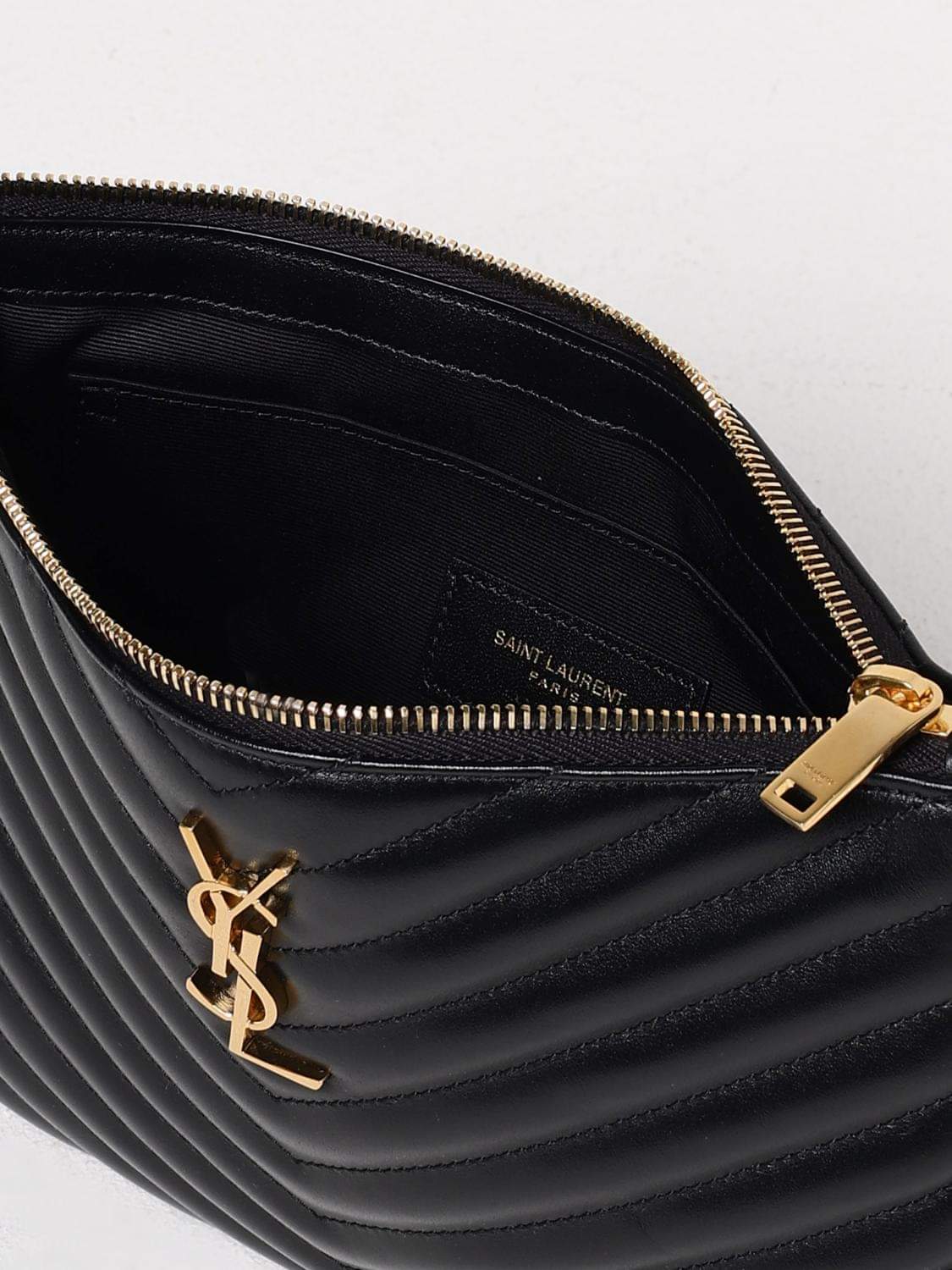 Saint Laurent Clutch Woman Black SAINT LAURENT