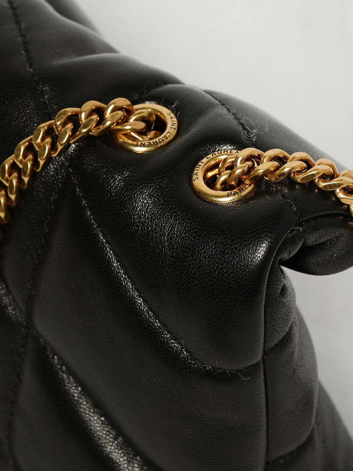 Saint Laurent Women Saint Laurent Puffer Matelasse Lambskin Mini Bag With Ysl Monogram SAINT LAURENT