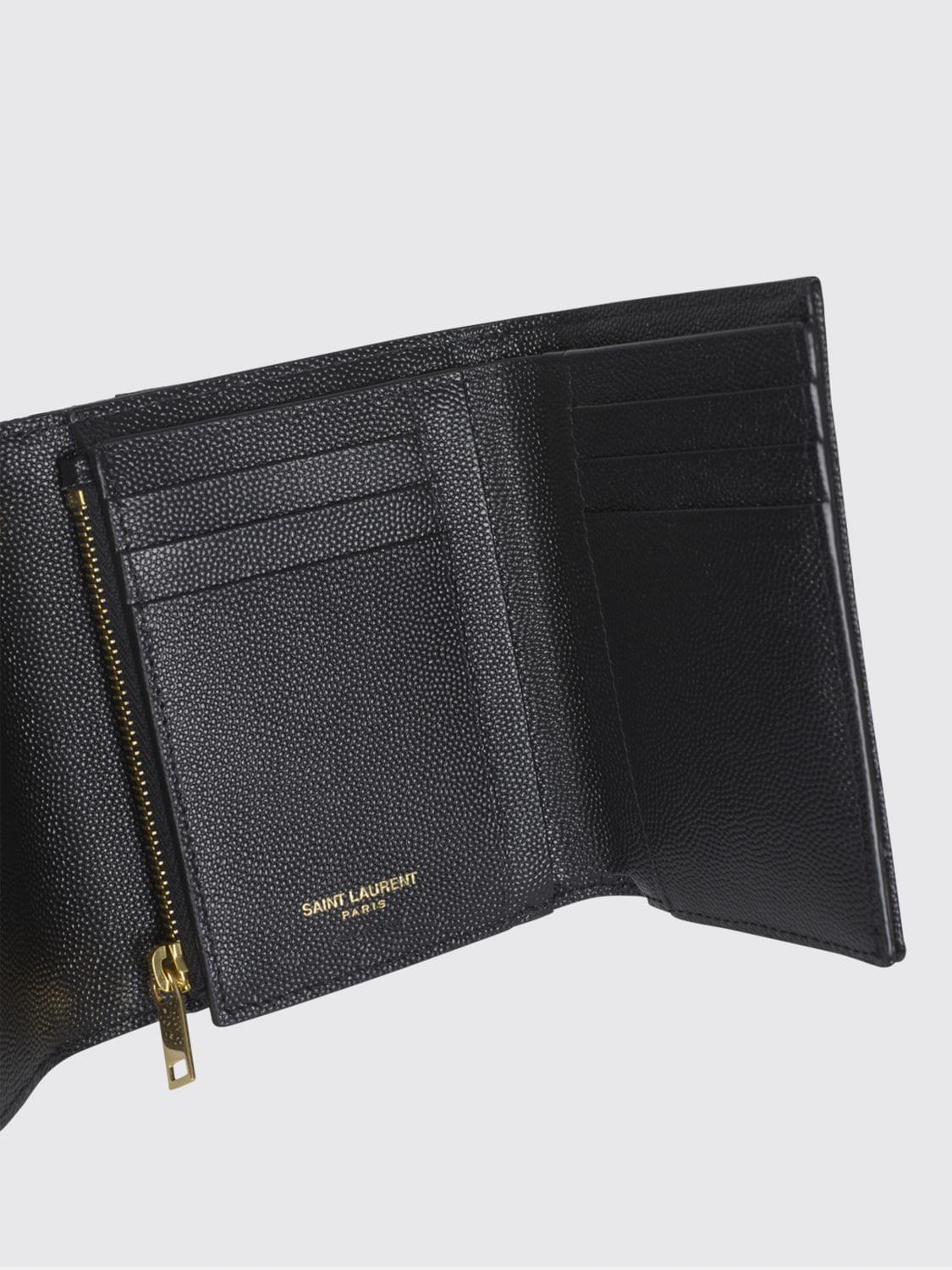 Saint Laurent Wallet Woman Black SAINT LAURENT