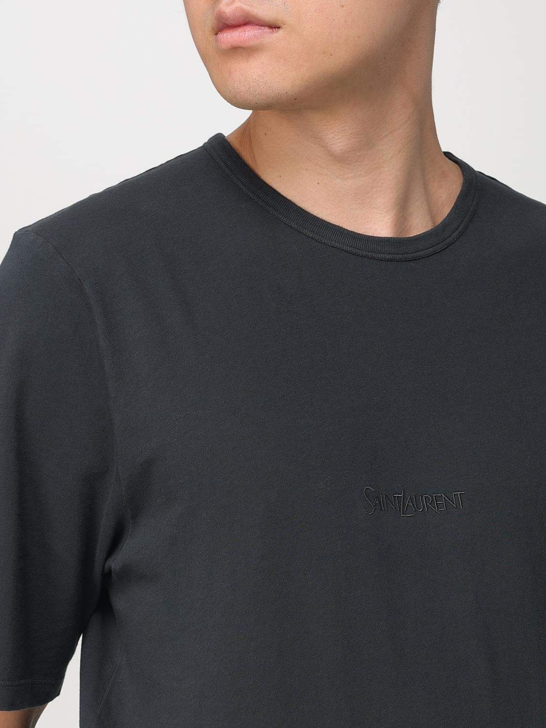 Saint Laurent T-Shirt Men Black SAINT LAURENT