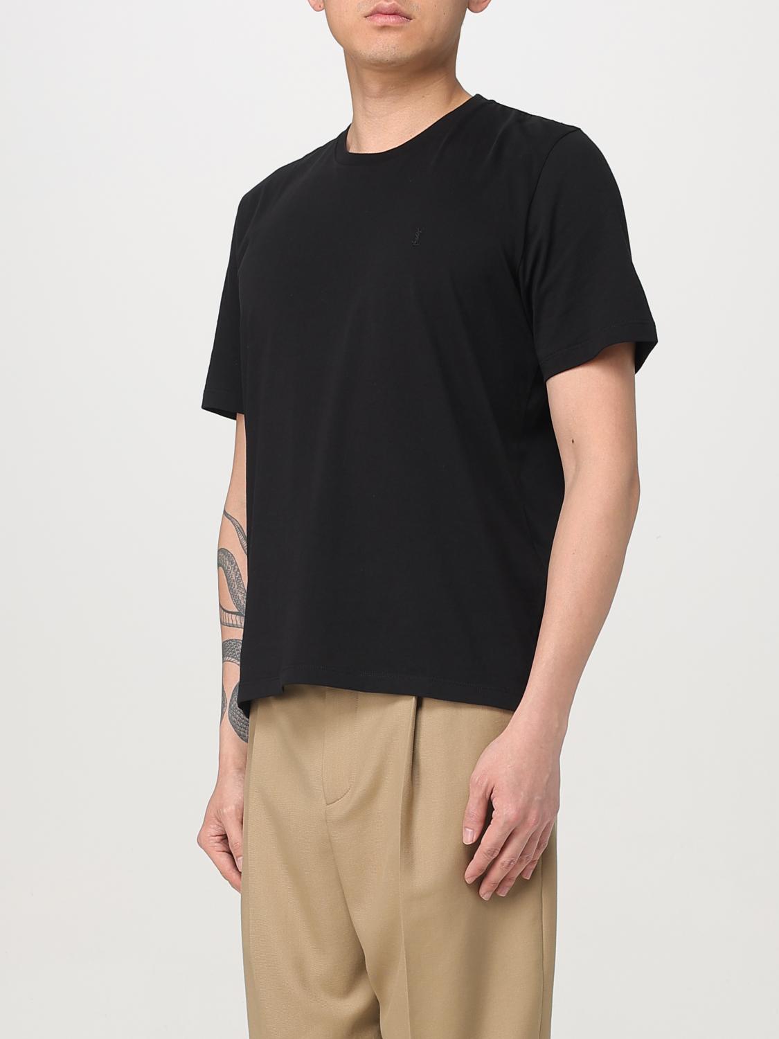 Saint Laurent T-Shirt Men Black SAINT LAURENT