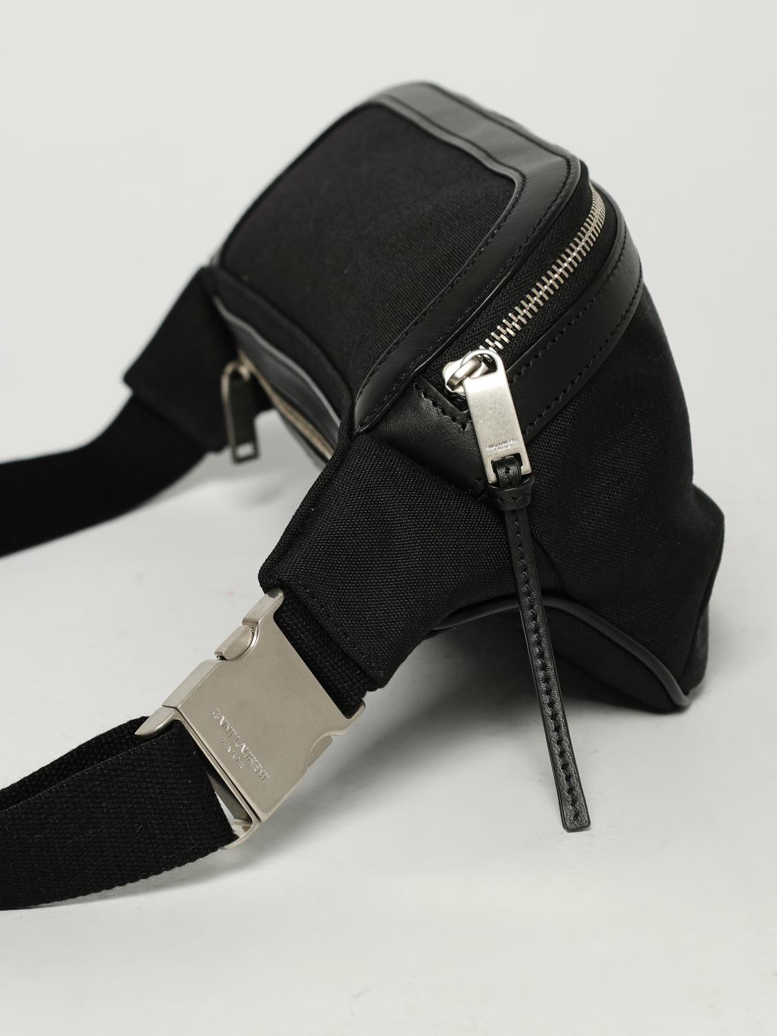 Saint Laurent Belt Bag Men Black SAINT LAURENT