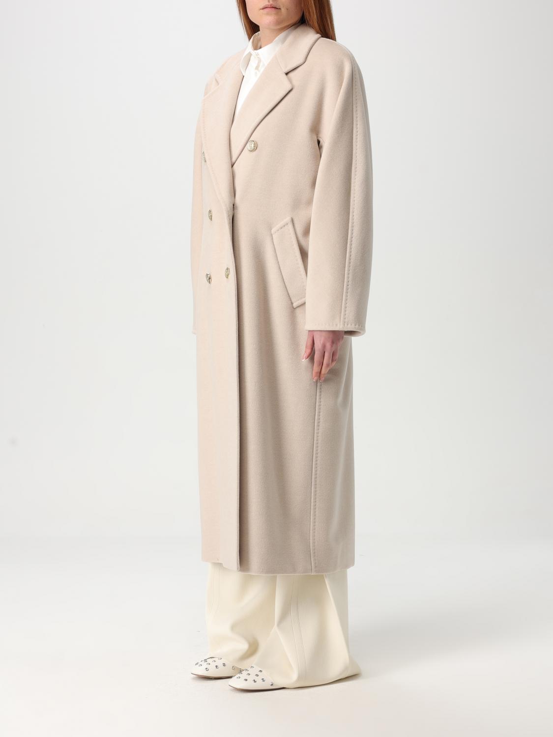 Max Mara Coat Woman Sand MAX MARA