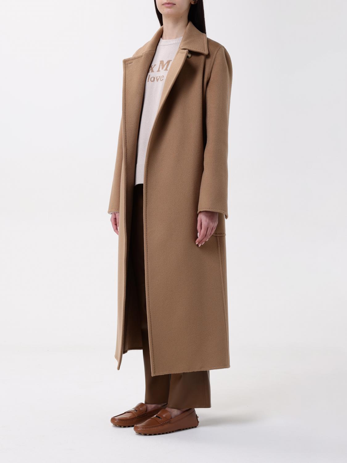 Max Mara Coat Woman Brown MAX MARA