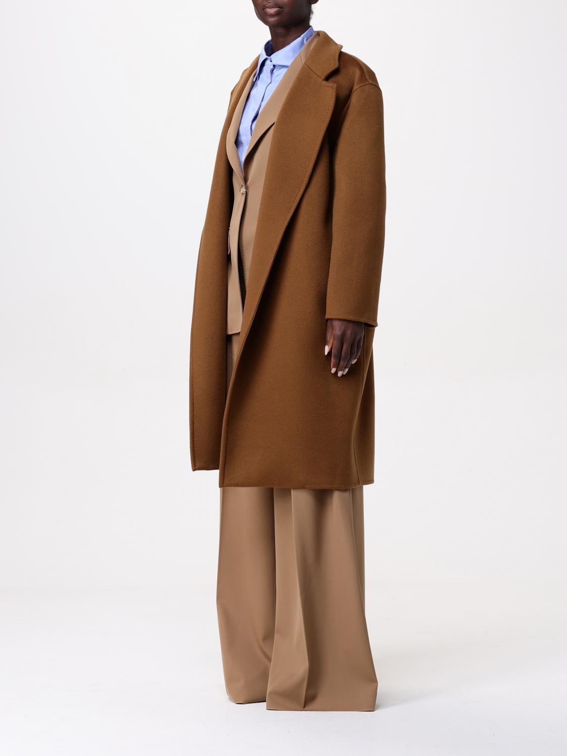 Max Mara Coat Woman Brown MAX MARA