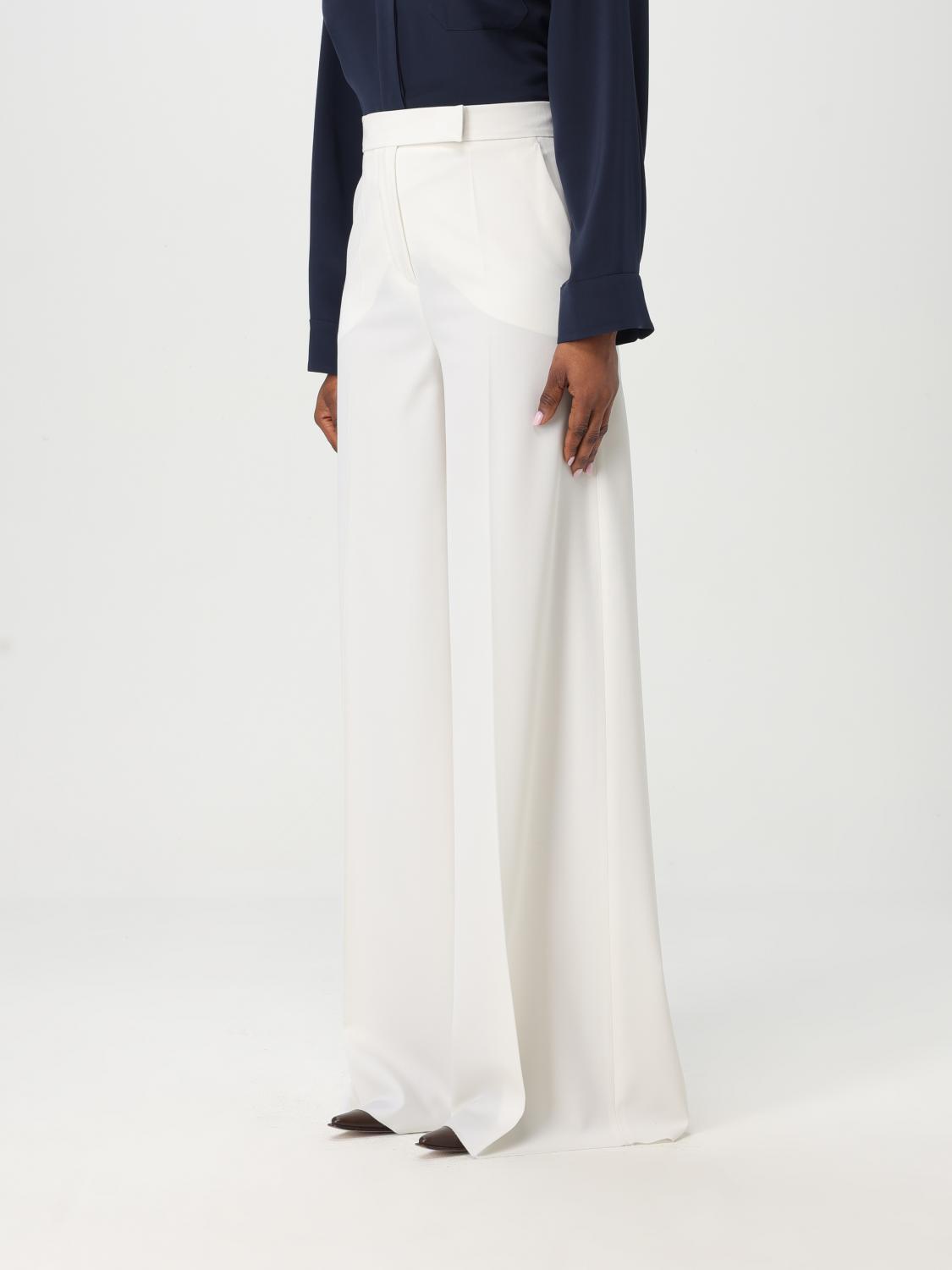 Max Mara Pants Woman White MAX MARA