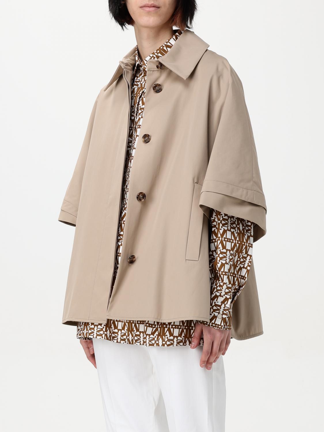 Max Mara Coat Woman Natural MAX MARA