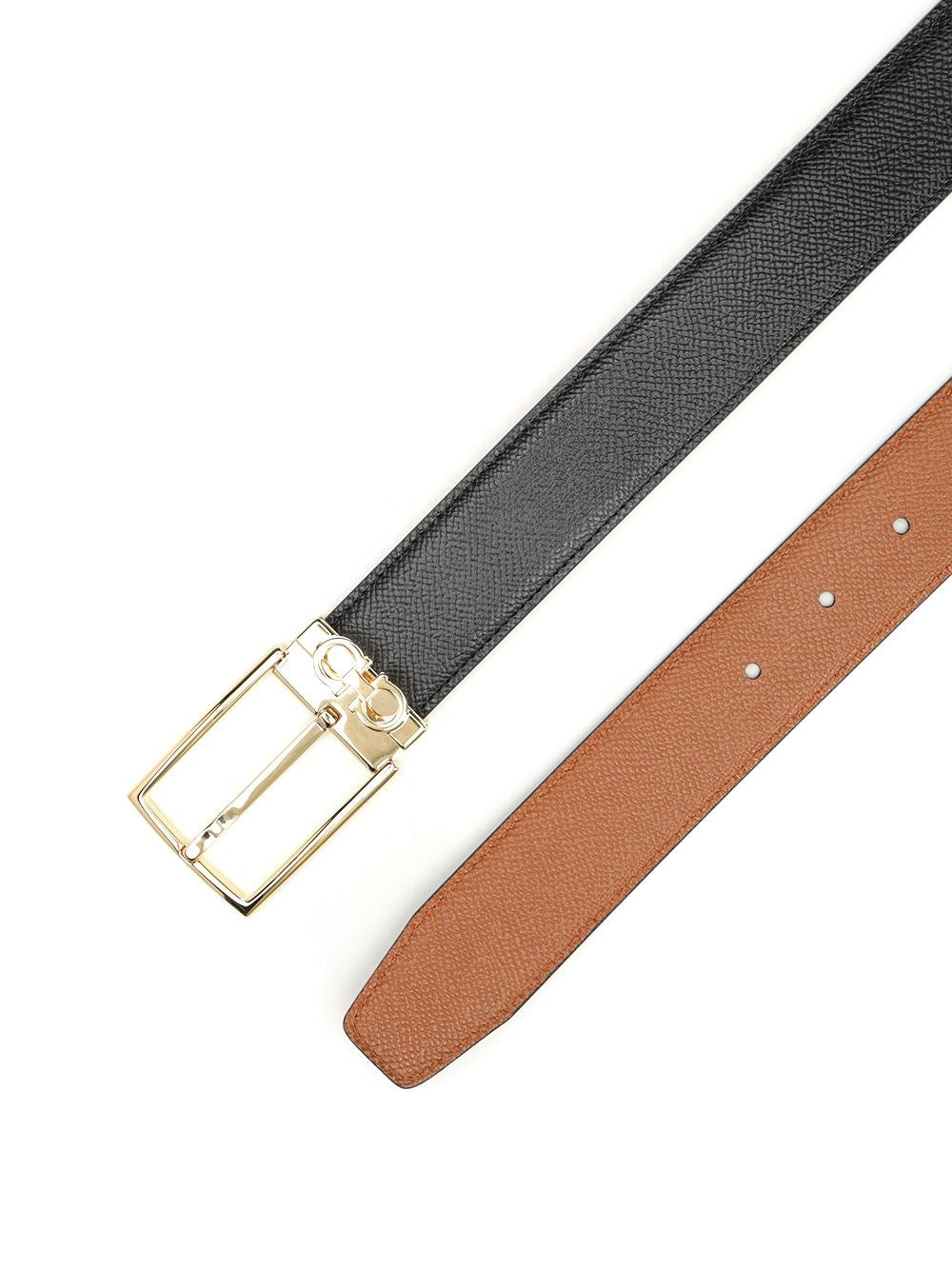 Ferragamo Men Reversible And Adjustable "Gancini" Belt FERRAGAMO
