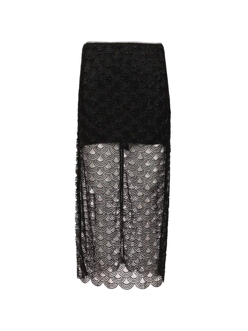 Rotate Women Sequin Midi Skirt ROTATE