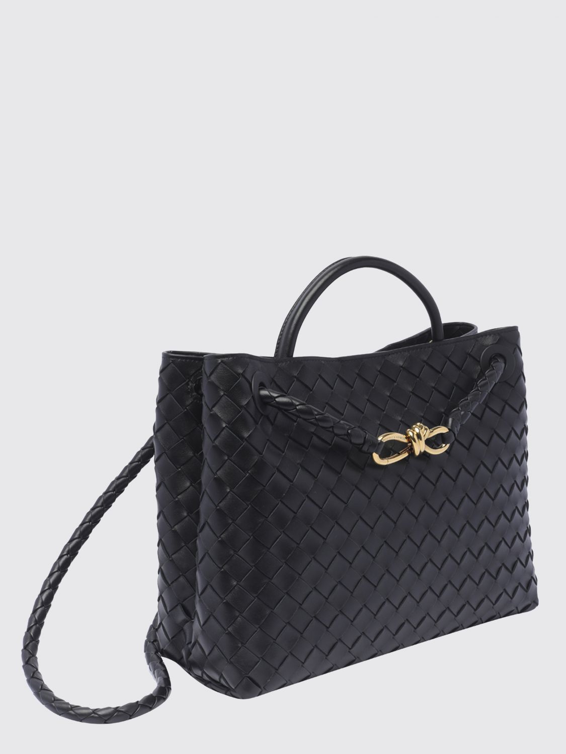 Bottega Veneta Women Bottega Veneta Andiamo Handbag In Intrecciato Lambskin Leather BOTTEGA VENETA